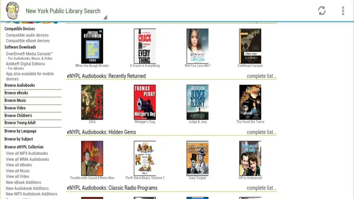 Audio Books Free android App screenshot 0